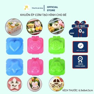 Khuôn Ép Cơm ,Làm Bánh Cho Bé Ăn Dặm Mta-Mart Dày Dặn, An Toàn Khi Dùng