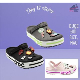 Dép sục cross nam nữ đế bánh mỳ KORO chống trơn trượt đi mưa đi biển êm chân siêu bền baya