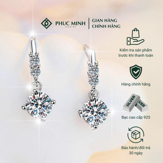 Khuyên tai bạc tròn đá bạc, hoa tai bạc nữ đá pha lê_ 𝐂𝐚𝐦 𝐤𝐞̂́𝐭 𝐜𝐡𝐮𝐚̂̉𝐧 𝐁𝐚̣𝐜 _ 𝐓𝐫𝐚𝐧𝐠 𝐬𝐮̛́𝐜 𝐁𝐚̣𝐜 phuc minh jewelry