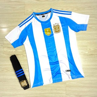 Bộ Quần Áo Bóng Đá Đội Tuyển Argentina 3 Sao 2024 - Thun Cao Cấp
