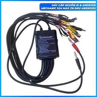 Dây cấp nguồn ip & android MECHANIC S24 MAX (16 đầu android)