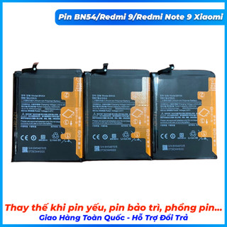 Pin xiaomi bn54, redmi 9, redmi note 9