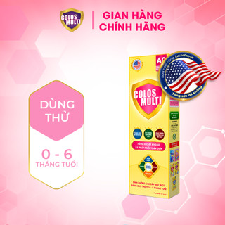 [ HỘP DÙNG THỬ] Sữa non Colosmulti A0 hỗ trợ tăng cường sức đề kháng cho trẻ (hộp 2 gói x 14g)