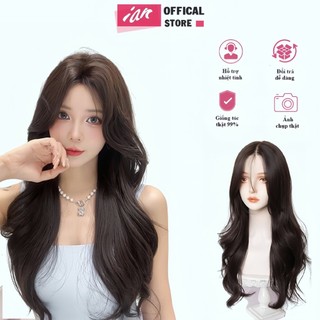 Tóc giả siêu da đầu cao cấp, tóc giả ian wig