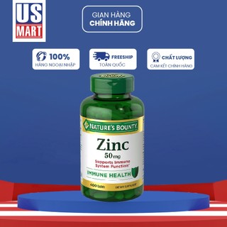 Viên Uống Zinc 50mg Natures Bounty 400 viên
