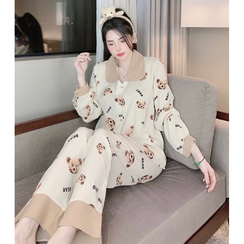 (Xả Hàng) Đồ Bộ Lụa Mango Cao Cấp Bigsize 55-75kg M4