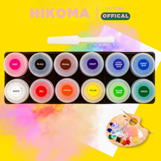 Màu nước acrylic set 12 màu thiên long colokit 15ml chuyên dụng màu tươi sáng, an toàn sử dụng