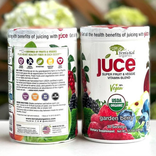 BỘT RAU CỦ TRÁI CÂY TƯƠI TERRA KAI ORGANIC JUCE 345g