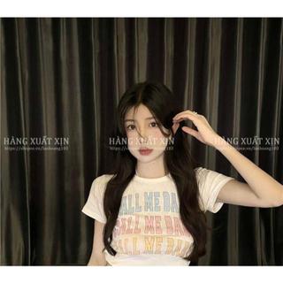 Áo Pull áo croptop On.ly vải bozip mềm mát, co giãn
