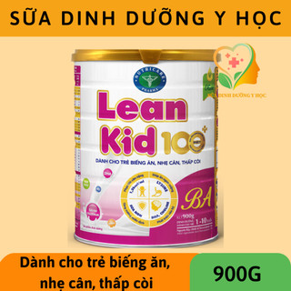 Sữa lean kid 100+ ba - dành cho trẻ biếng ăn -900g