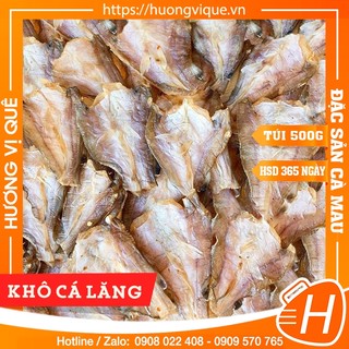 Khô cá lăng - túi hút chân không 500g - đặc sản cà mau