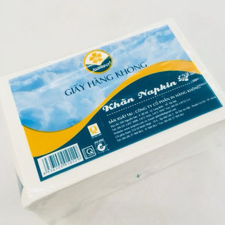Giấy ăn vuông napkin hàng khong siêu dai, mềm mịn gói 1kg