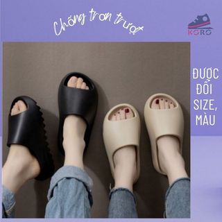 Dép đúc YZ_Slide đế răng cưa chống trơn trượt cho nam nữ  korro.yz