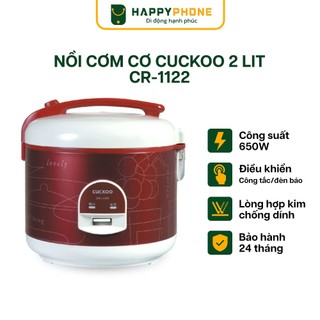 Nồi cơm nắp gài cuckoo 2l cr-1122 - hàng chính hãng