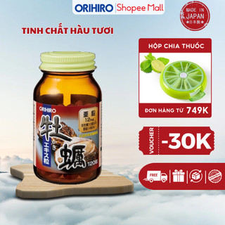Hàu tươi New Oyster Extract Orihiro Nhật Bản tăng cường sinh lý nam giới hộp 120 viên