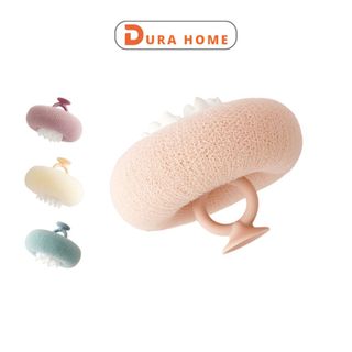 Bông Tắm Tạo Bọt Massage Tẩy Da Chết, Bông Tắm Hoa Hướng Dương Hít Tường DURAHOME