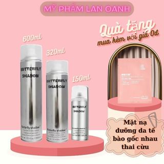 Gôm xịt tóc Butterfly Shadow giữ nếp tạo kiểu tóc nam nữ 600ml