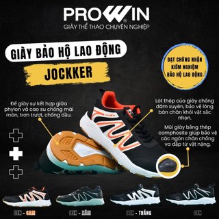 Giày bảo hộ Prowin Jockker thời trang siêu nhẹ mũi thép chống đinh chống va đập
