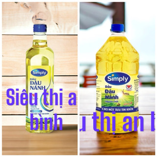  Dầu Ăn Đậu Nành Simply 1L-2L 