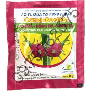 Phân Bón Vi Lượng AC-TL QUATO 9999 super - Canxi Bo Ga3 - Viên sủi 10g