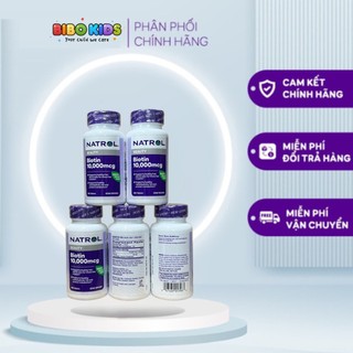 Viên uống natrol biotin 10000 mcg mỹ