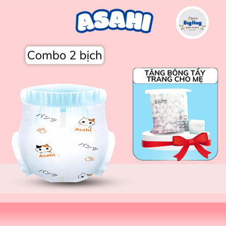 Bỉm quần ASAHI công nghệ nhật bản combo 100 miếng đủ size
