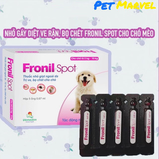 Ống nhỏ gáy chó, mèo trị ve ,rận, bọ chét fronil spot