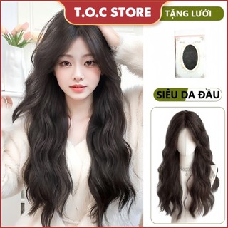 Tóc giả ian, laydy m113 siêu da đầu móc lưới t tàng hình cao cấp