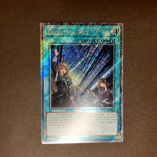 [ Dưa Hấu Yugioh ] Lá bài thẻ exosister pax - ultra platinum secret Rare - Tặng bọc bài nhựa bảo quản ra02