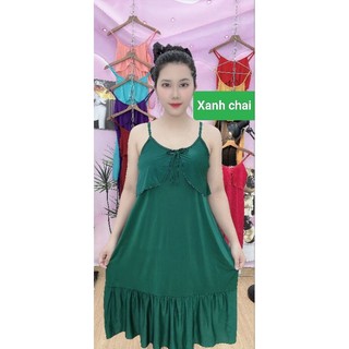 (CÓ SIZE 40-100KG) ĐẦM DÂY NHUYỄN THUN LẠNH