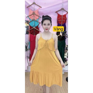 Đầm 2 dây ngủ sexy size 40-100kg
