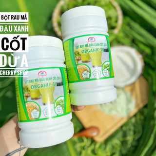 <HŨ 500g> BỘT RAU MÁ ĐẬU XANH CỐT DỪA