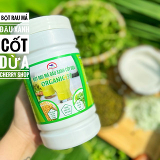 <HŨ 500g> BỘT RAU MÁ ĐẬU XANH CỐT DỪA