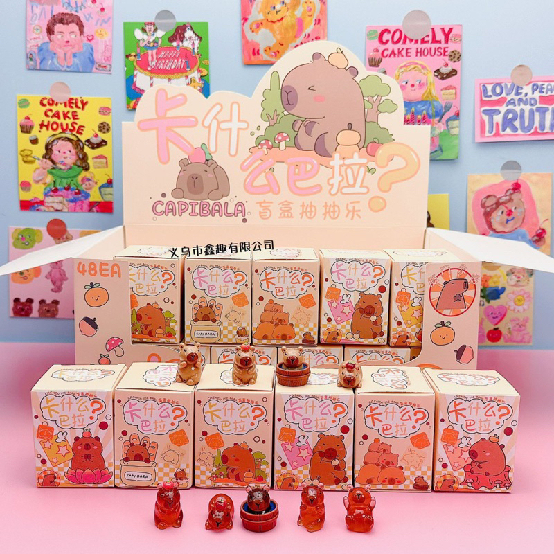 [Blind box Capybara] bất ngờ, nhiều charm dễ thương