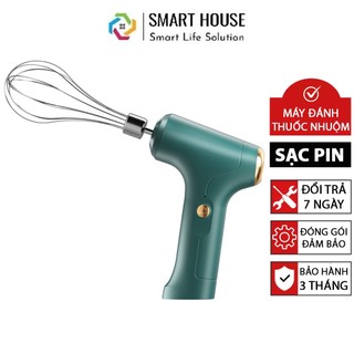 Máy đánh trứng, đánh kem sữa, máy đánh trộn bột, máy tạo bọt tự động cầm tay mini pin khủng