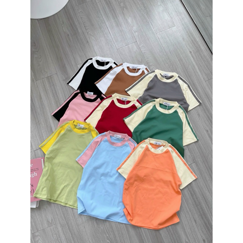 Áo babytee phối màu ( chất đẹp )