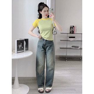 Áo babytee phối màu ( chất đẹp )