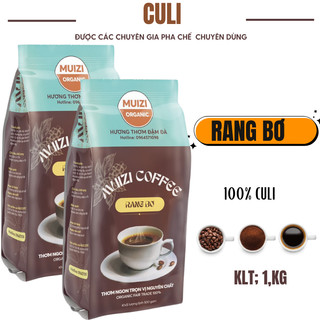 Cà phê hạt nguyên chất, culi rang bơ 100% culi rang xay nguyên chất
