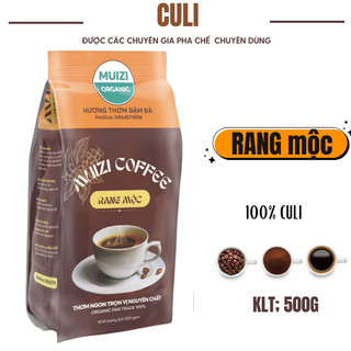 Cà phê hạt nguyên chất, rang mộc, culi 100% ,gu đậm
