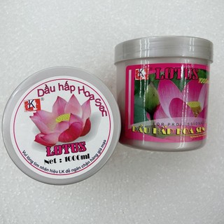 Dầu hấp tóc hoa sen 1000ml suôn mượt