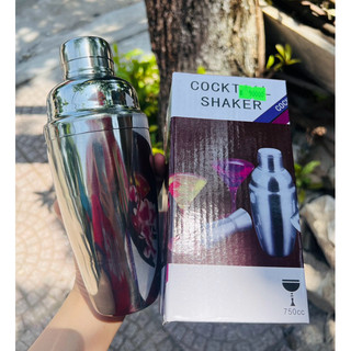 Bình lắc pha chế cocktail 100% inox 304