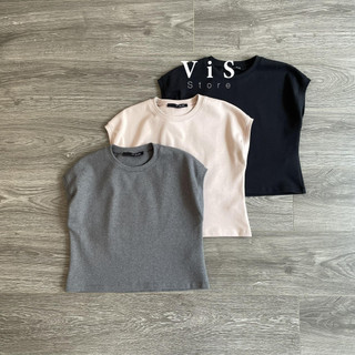 Áo thun croptop lửng nữ sát nách