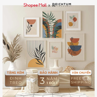 Decor phòng ngủ trương gương SET6 của REICHTUM - Tranh treo tường/ Chất liệu siêu canvas bền bỉ