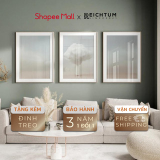 Decor phòng ngủ chill trương gương SET6 của REICHTUM - Tranh treo tường/ Chất liệu siêu bền