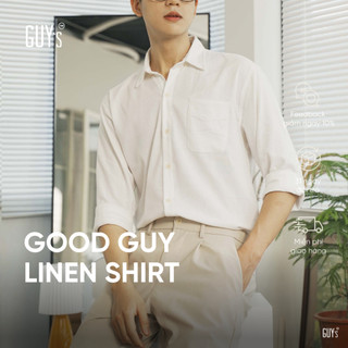  Áo Sơ Mi Nam GUY's Closet Good Guy Linen Shirt - Vải Đũi Thô, Thoải Mái - Thời Trang, Basic - Nhiều Màu