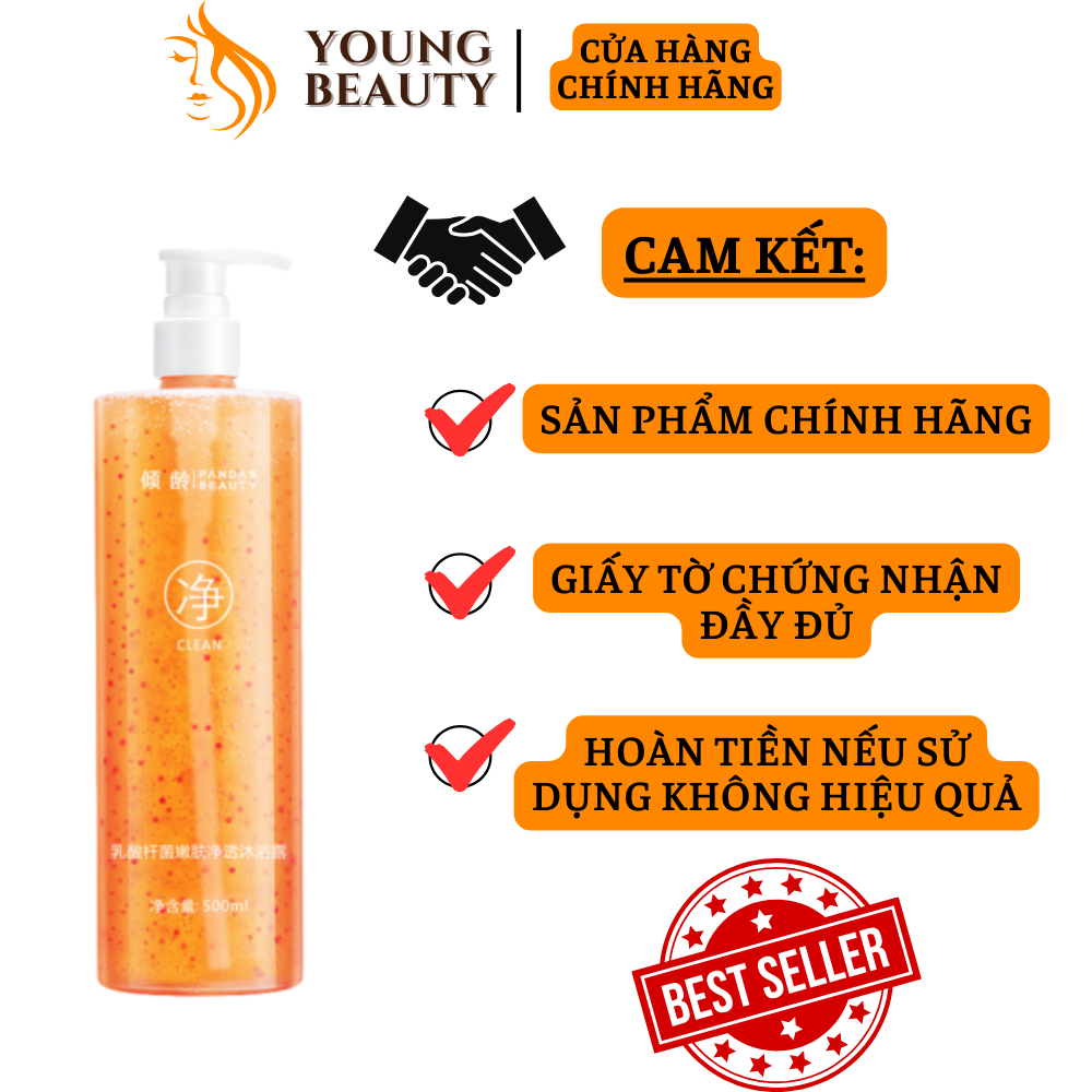 Tinh chất tắm dược liệu CLEAN, Chặn mụn ngăn thâm, Không lo tái phát, Dung tích 500ml - YOUNG BEAUTY