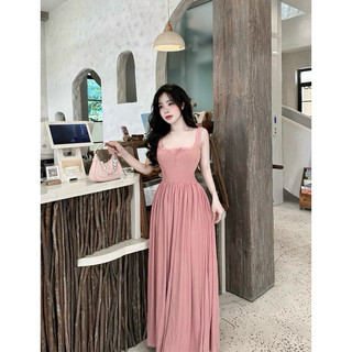  Đầm xoè thun gân TRIPBLE T DRESS siêu xinh - Free size dưới 54kg