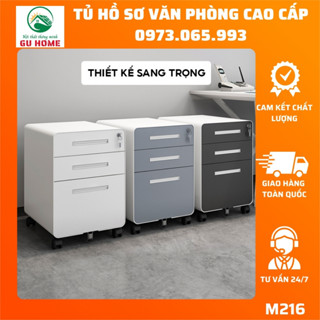 Tủ hồ sơ cá nhân văn phòng có bánh xe di động NHIỀU MÀU, tủ đựng hồ sơ văn phòng CAO CẤP thế hệ mới M216
