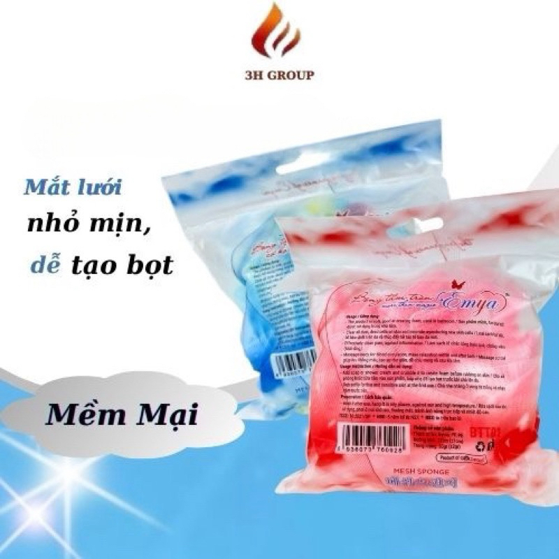 Bông tắm Tròn Emya