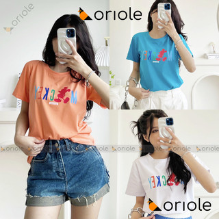 Áo Thun Nữ Oriole Cổ Tròn Form Suông in Mickey
